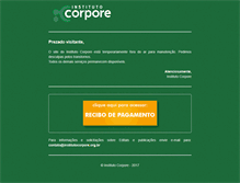 Tablet Screenshot of institutocorpore.org.br